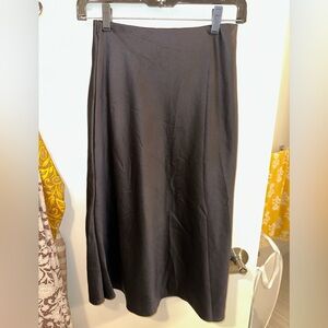 Express Black Midi Skirt